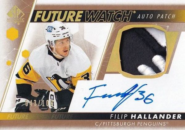 AUTO RC patch karta FILIP HALLANDER 23-24 SP Authentic Future Watch Auto Patch Update /100